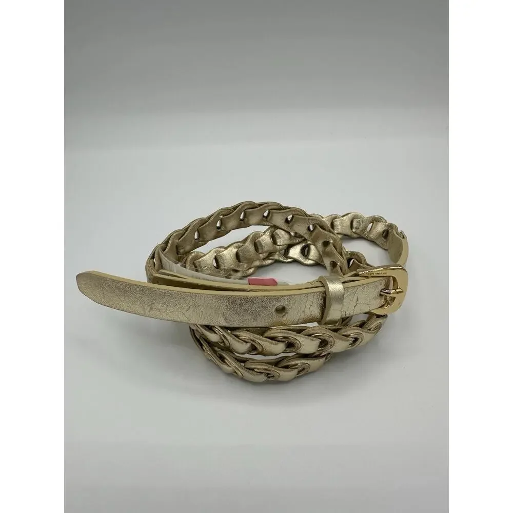 Michael‎ Kors Womens Fashion Belt Metallic Adjustable Buckle Size Large